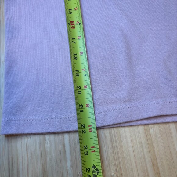 MADEWELL Women's Light Pink Short Sleeve Cotton Crew Neck Pocket Tee Top Sz XS - Picture 4 of 5